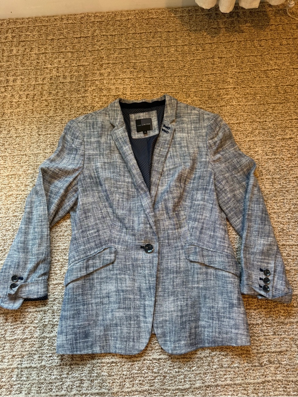 The Limited Gray Textured Women's Blazer